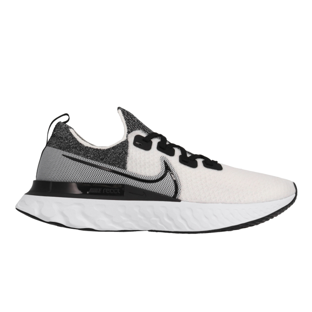 Nike React Infinity Run Flyknit Black White