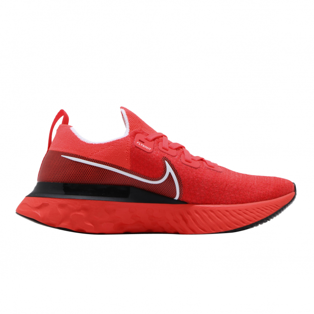 Nike React Infinity Run Flyknit Bright Crimson White Black - Feb. 2020 - CD4371600