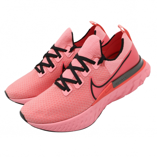 Nike React Infinity Run Flyknit Bright Melon Black Ember Glow CD4371800