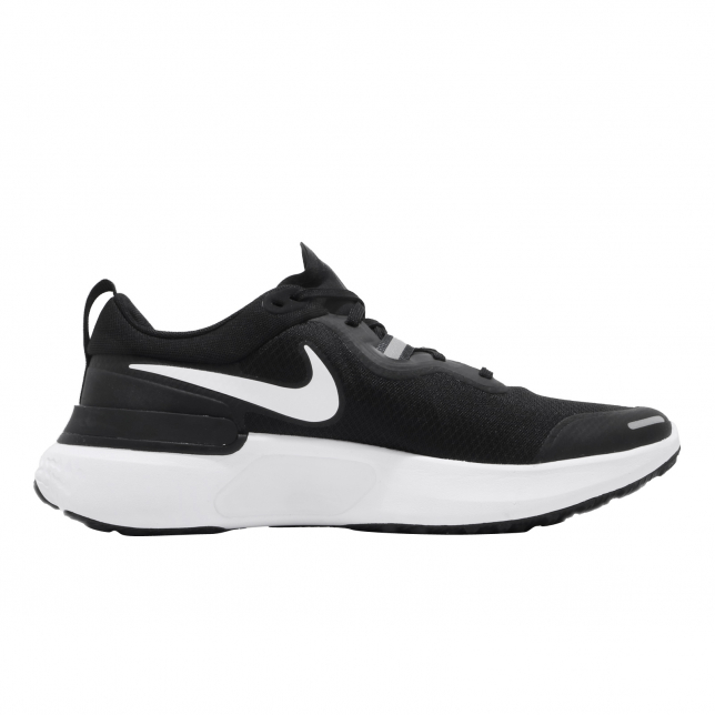 Nike React Miler Black White Dark Grey