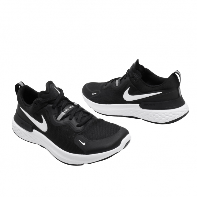 Nike React Miler Black White Dark Grey CW1777003