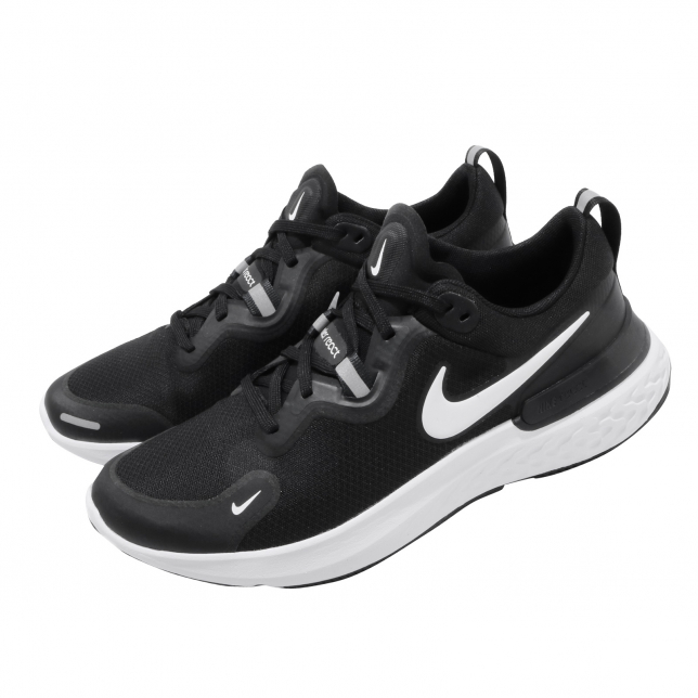 Nike React Miler Black White Dark Grey