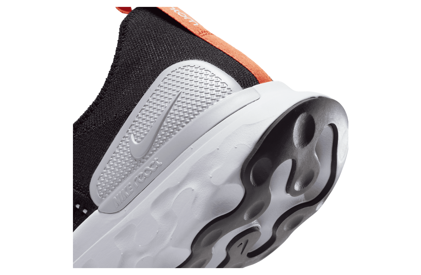 Nike React Phantom Run Flyknit 2 Black / Team Orange