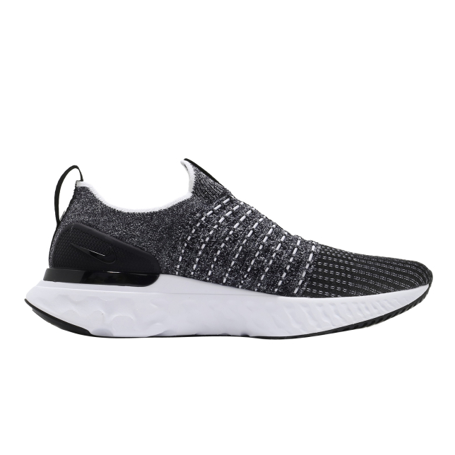 Nike React Phantom Run Flyknit 2 Black White