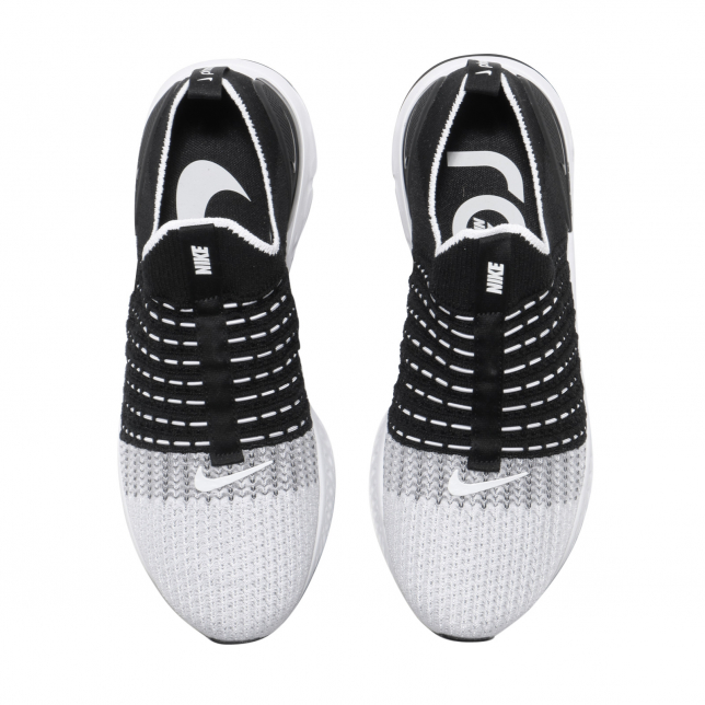 Nike React Phantom Run Flyknit 2 Black White CJ0277001