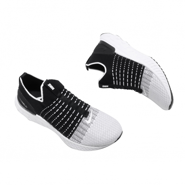 Nike React Phantom Run Flyknit 2 Black White