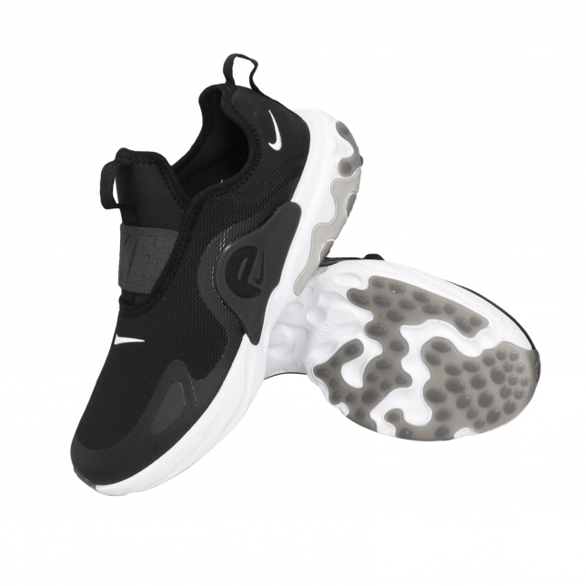 Nike React Presto Extreme GS Black White Light Smoke Grey CD6884001