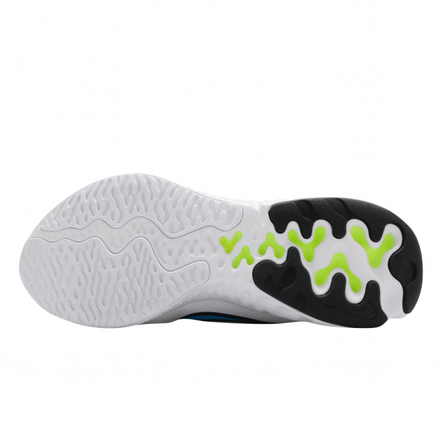 Nike Renew Run 2 White Black Blue Fury CU3504100