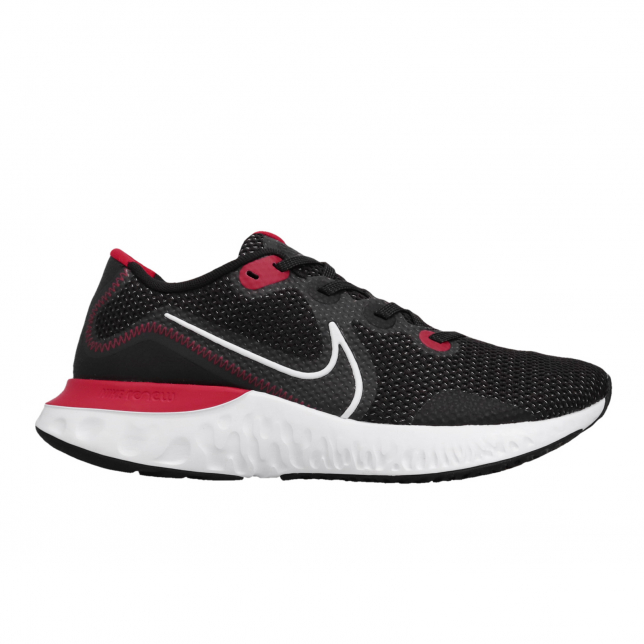 BUY Nike Renew Run Black White University Red | Kixify Marketplace