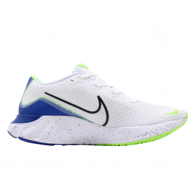 Nike Renew Run White Black Racer Blue - Mar 2020 - CW5844100