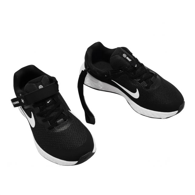 Nike Revolution 6 Flyease GS Next Nature Black Smoke Grey