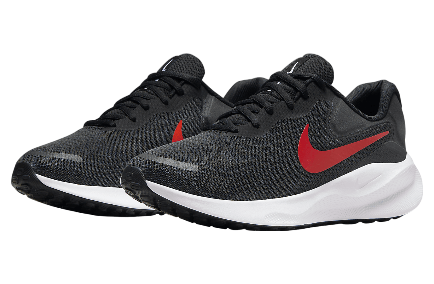 Nike revolution 3 red and black best sale