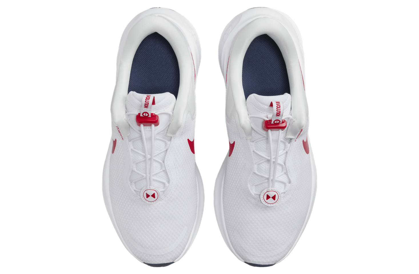 Nike Revolution 7 EasyOn White / University Red