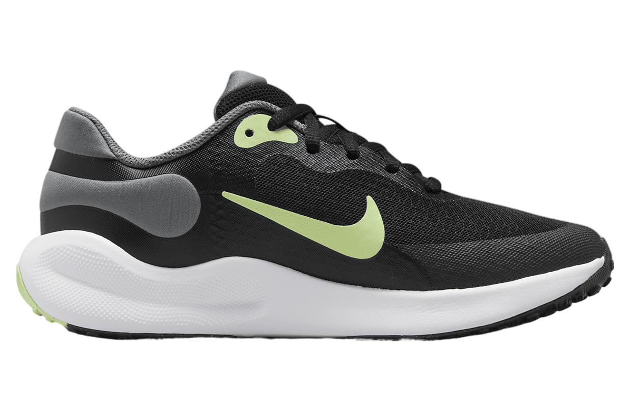 Nike Revolution 7 GS Black / Barely Volt