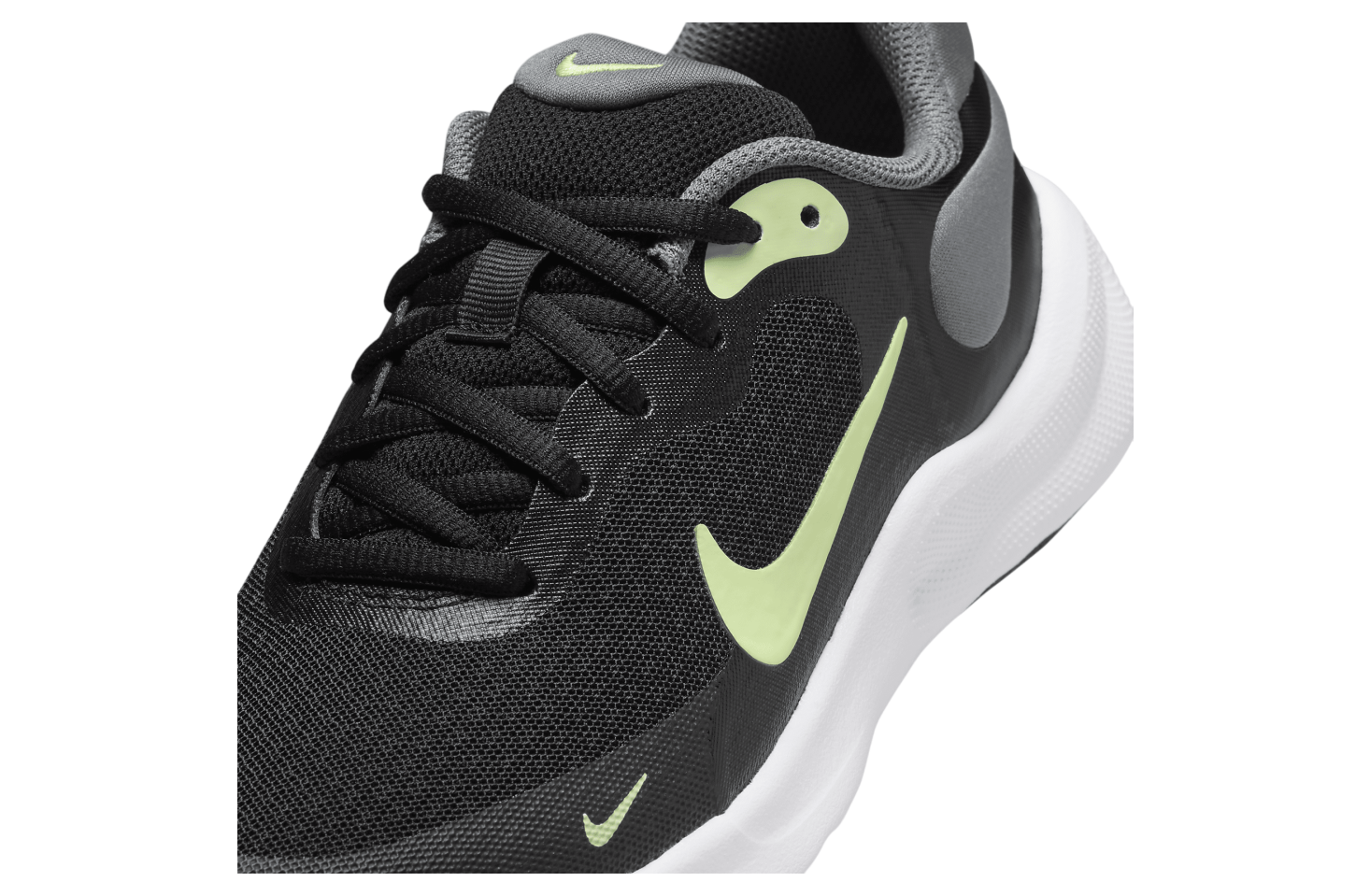 Nike Revolution 7 GS Black / Barely Volt