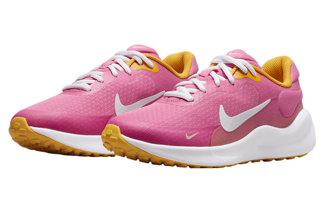 Nike Revolution 7 GS Pinksicle / University Gold