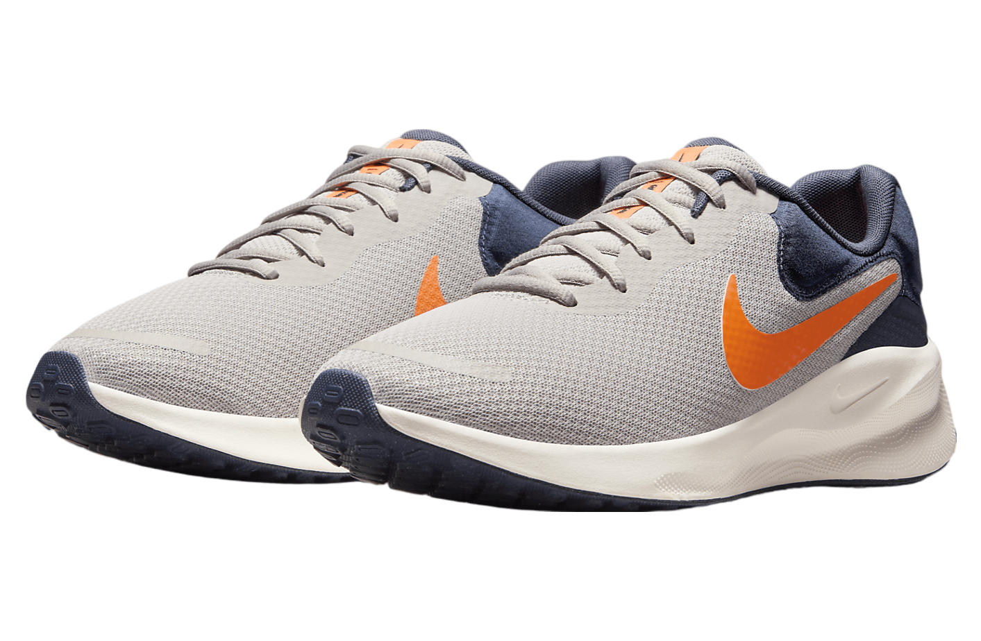 Nike Revolution 7 Light Iron Ore / Total Orange