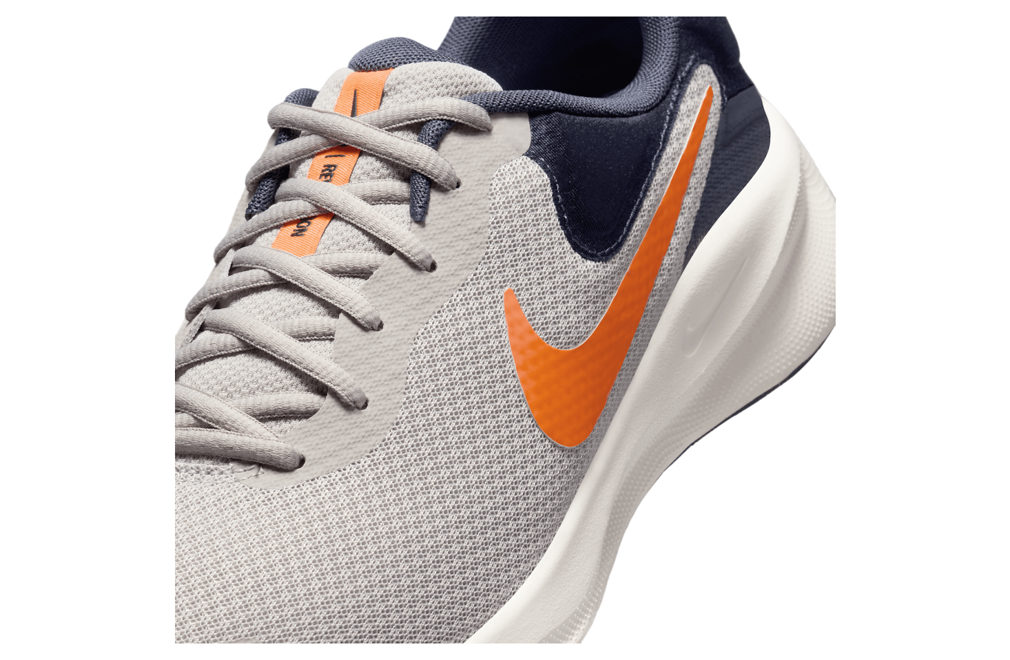 Nike Revolution 7 Light Iron Ore / Total Orange