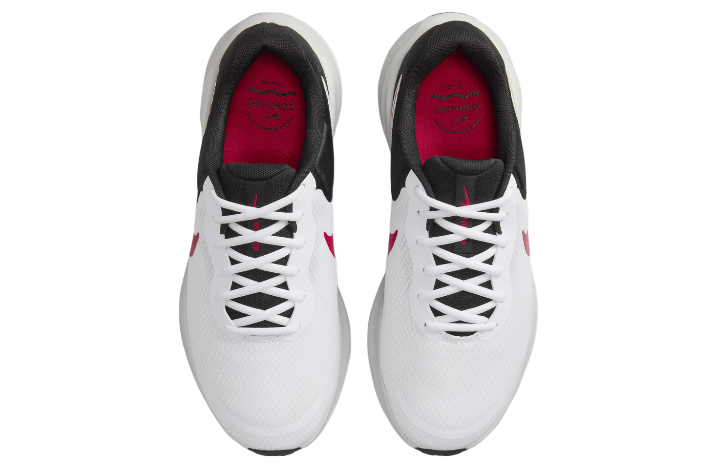 Nike Revolution 7 White / Fire Red