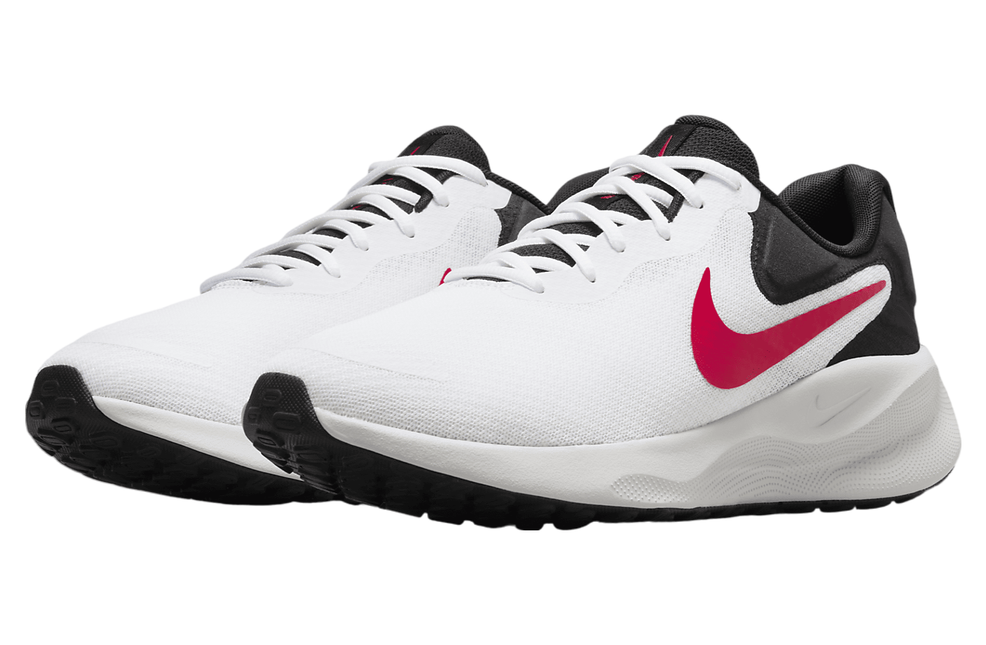 Nike Revolution 7 White / Fire Red