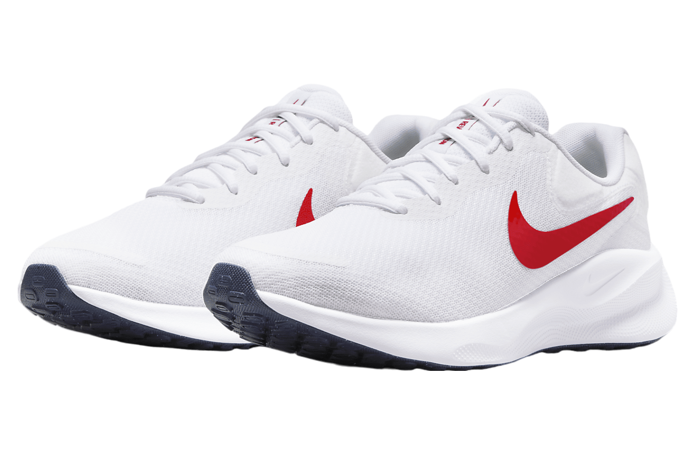 Nike Revolution 7 White Midnight Navy Extra Wide