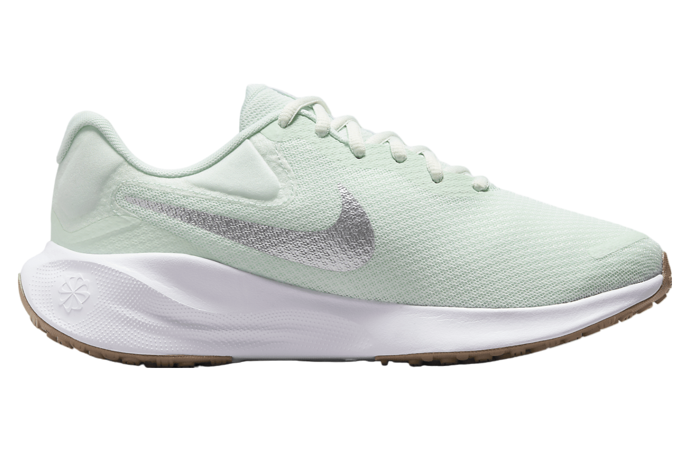 Nike Revolution 7 WMNS Barely Green / White (Extra Wide)