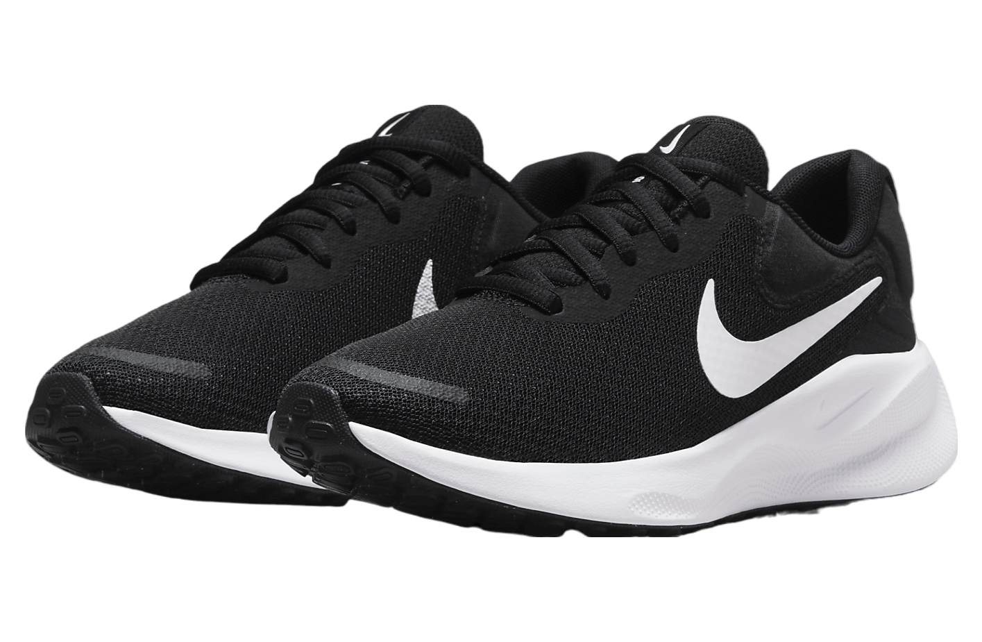 Nike revolution 3 black and white hotsell