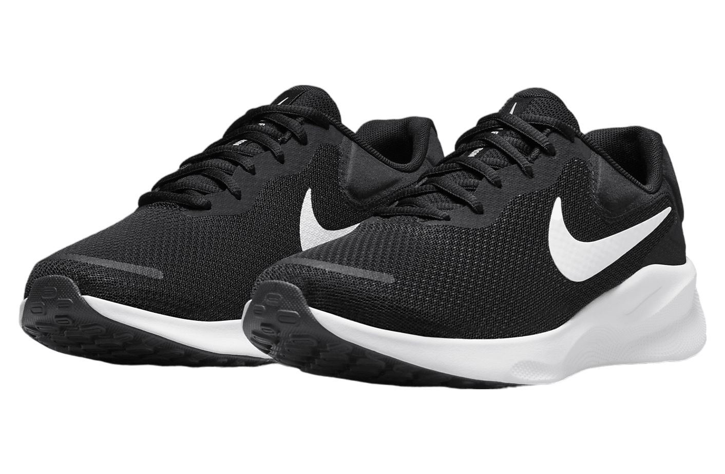 Nike Revolution 7 WMNS Black / White (Extra Wide)