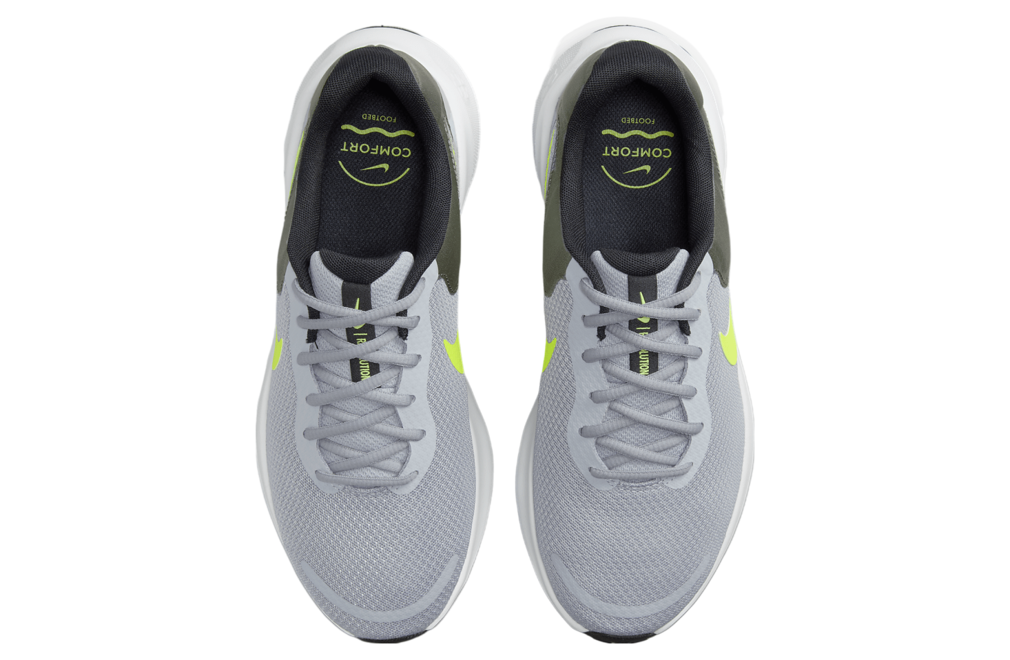 Nike Revolution 7 Wolf Grey Volt Jan 2024 FB2207 002 KicksOnFire