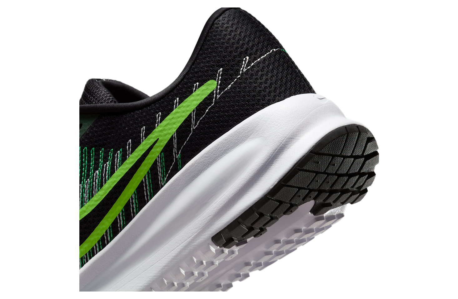 Nike Run Defy Black / Green Shock