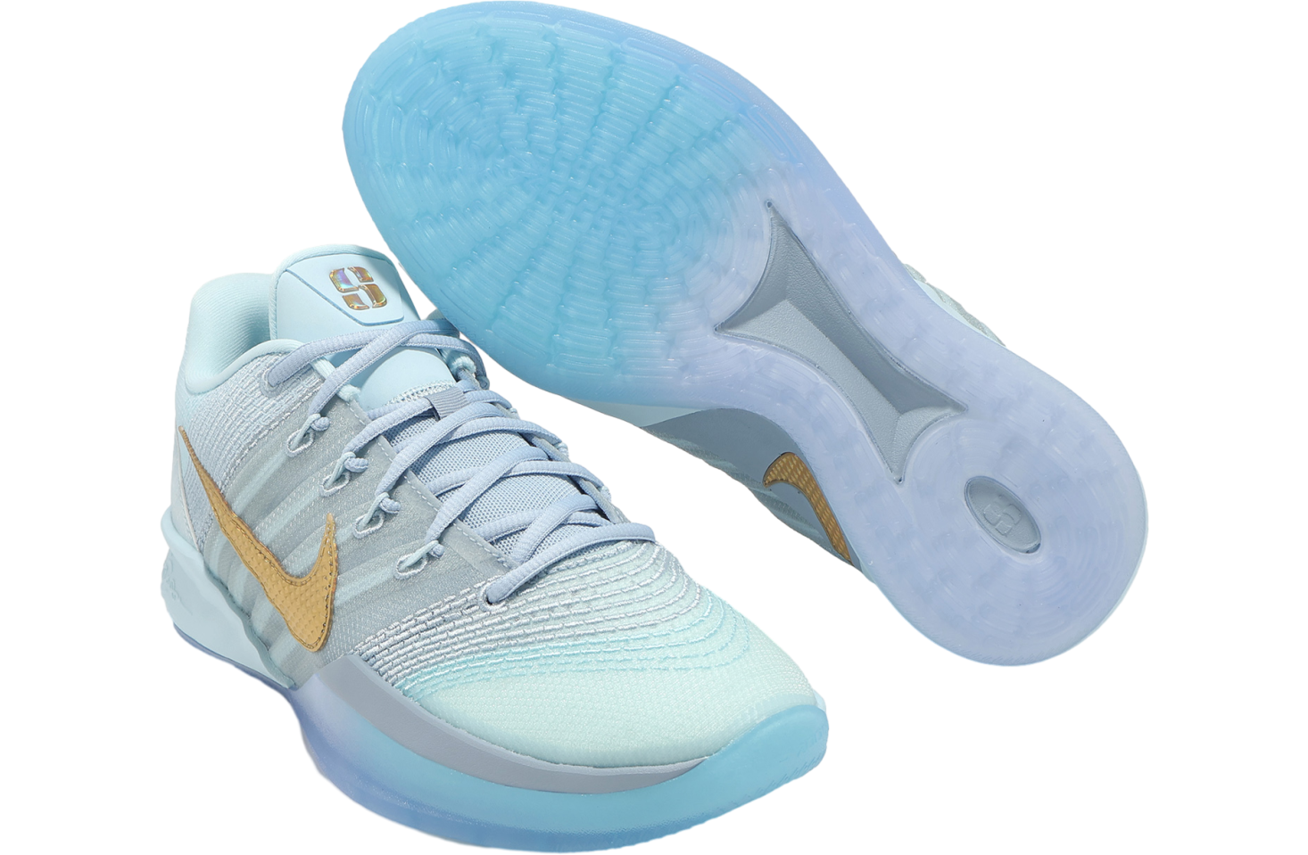 Nike sabrina3 EPライトブルー/ゴールド　26cm Nike Sabrina 3 EP WMNS Glacier Blue / Metallic Gold - Aug