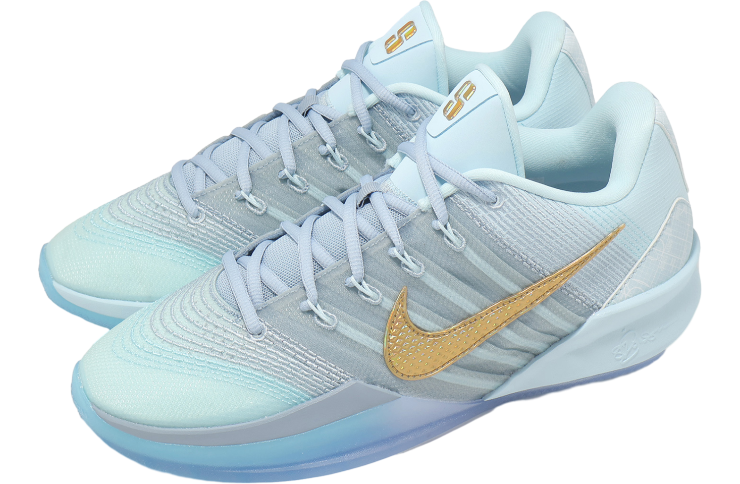 シューズ(男性用) Nike Sabrina 3 Glacier Blue/llicGold Nike Mens SABRINA 3 GLACIER BLUE-MET - Paragon Sports