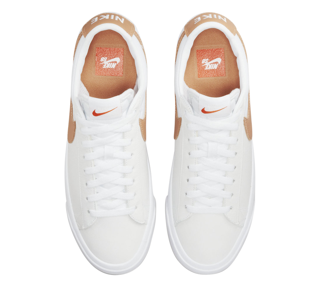 Nike SB Blazer Low Light Cognac - May 2022 - DQ3502-100