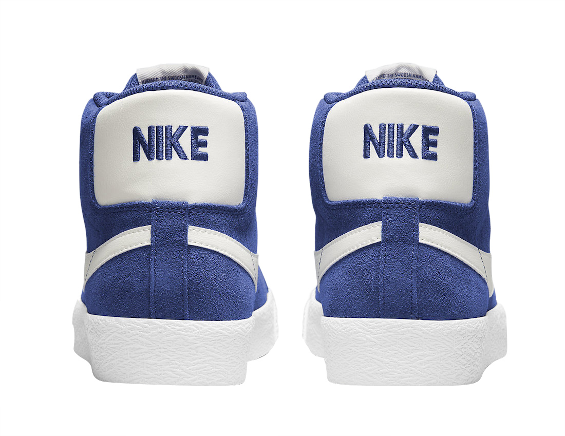 Nike SB Blazer Mid Blue Suede