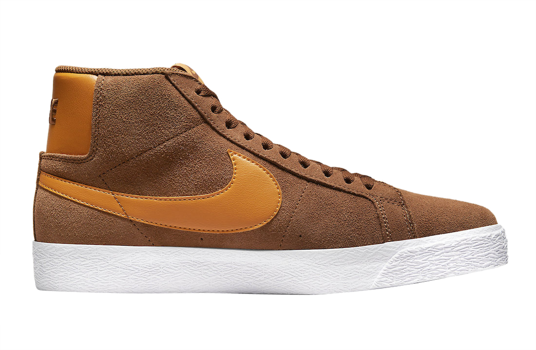 Nike SB Blazer Mid Brown Orange 864349-203