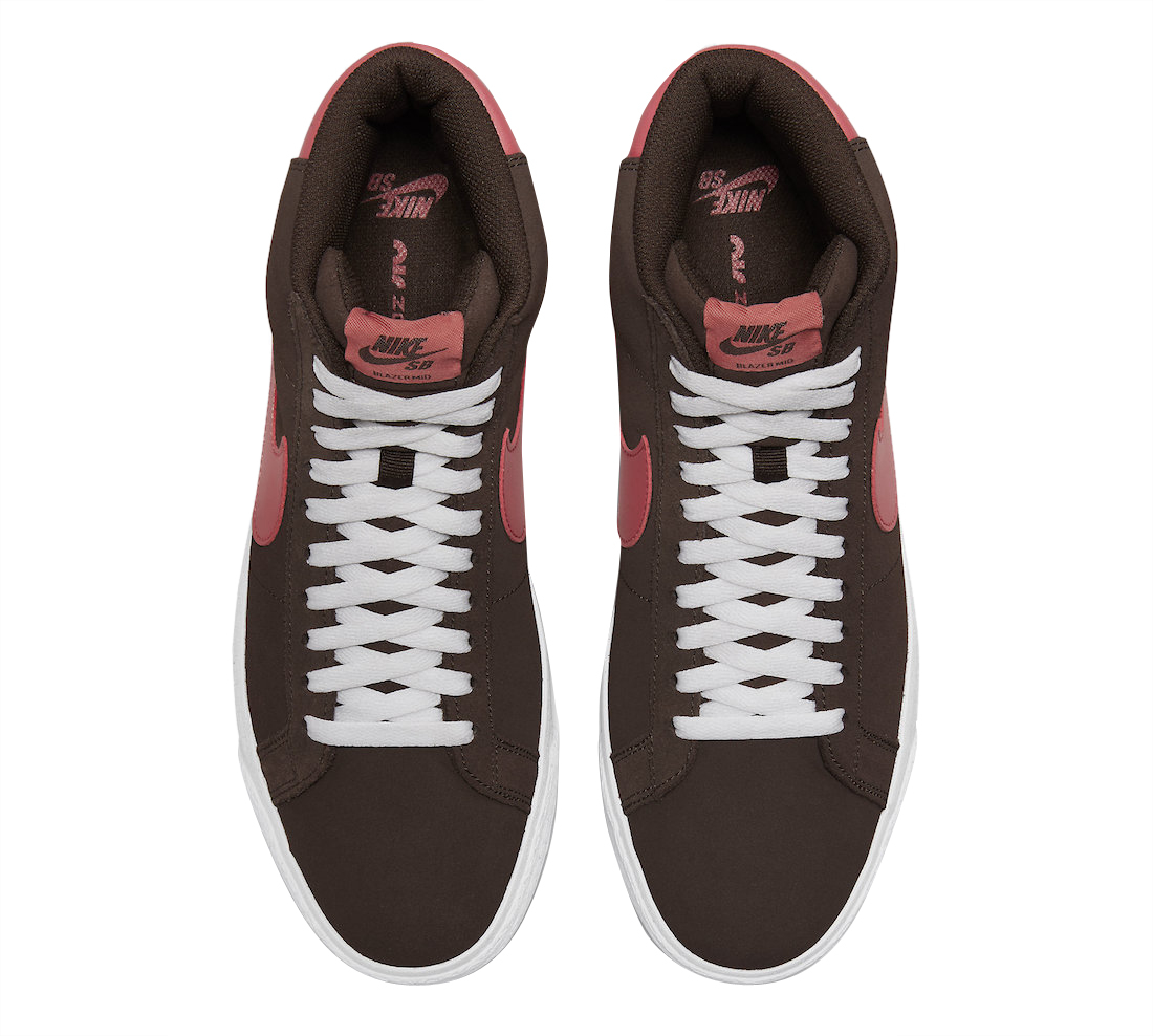 Nike SB Blazer Mid Brown Pink - Nov 2022 - FD0731-200