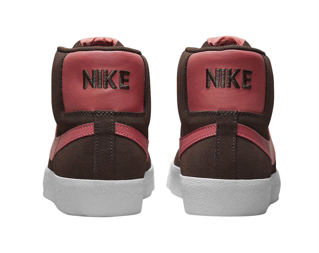 Nike SB Blazer Mid Brown Pink - Nov 2022 - FD0731-200