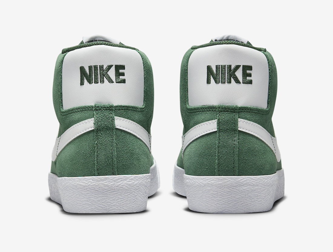 Nike SB Blazer Mid Green Suede FD0731-300 - KicksOnFire.com