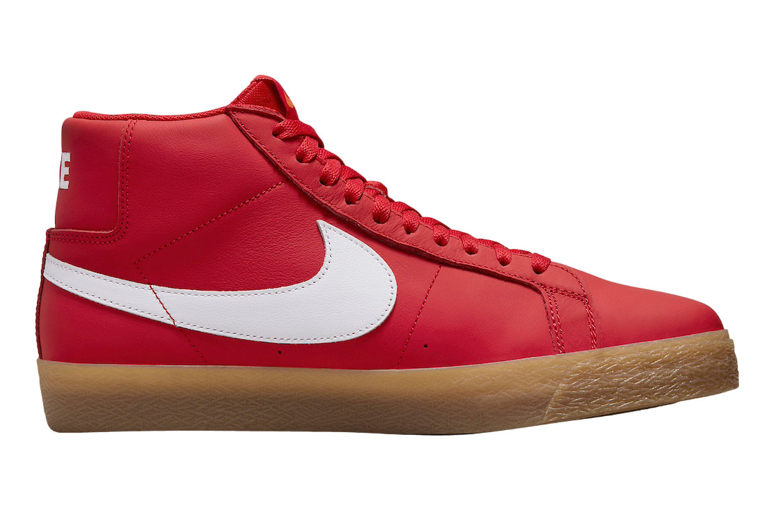 Nike SB Blazer Mid Orange Label Red Gum