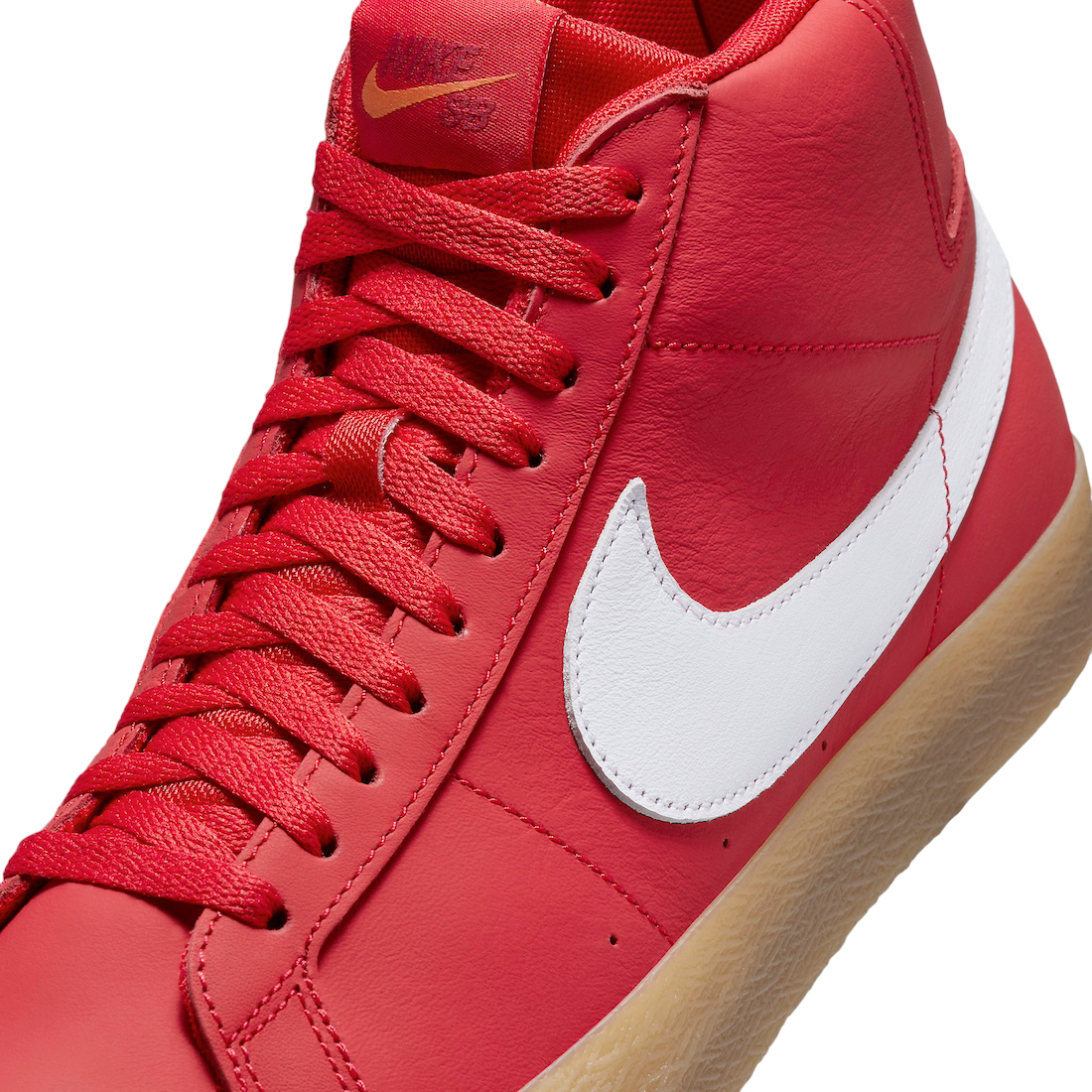 Nike SB Blazer Mid Orange Label Red Gum