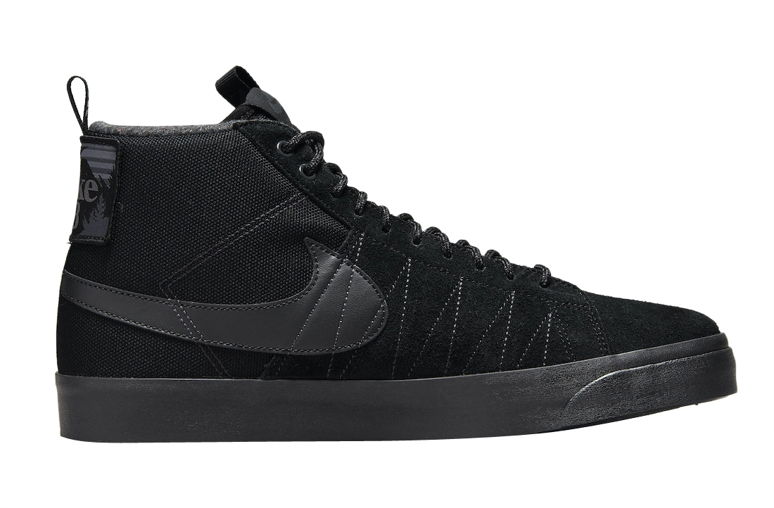 Nike SB Blazer Mid Premium Acclimate Pack Triple Black DC8903-002