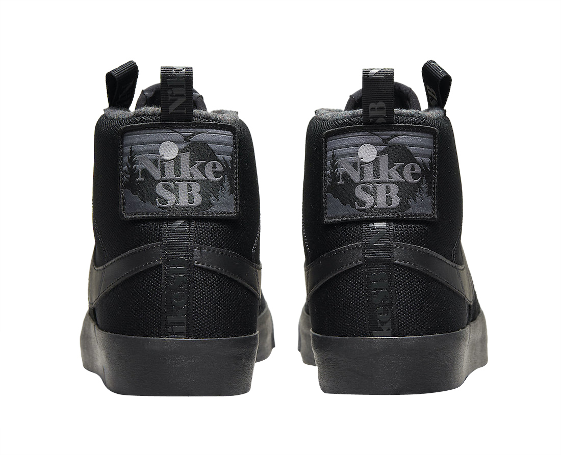 Nike SB Blazer Mid Premium Acclimate Pack Triple Black DC8903-002