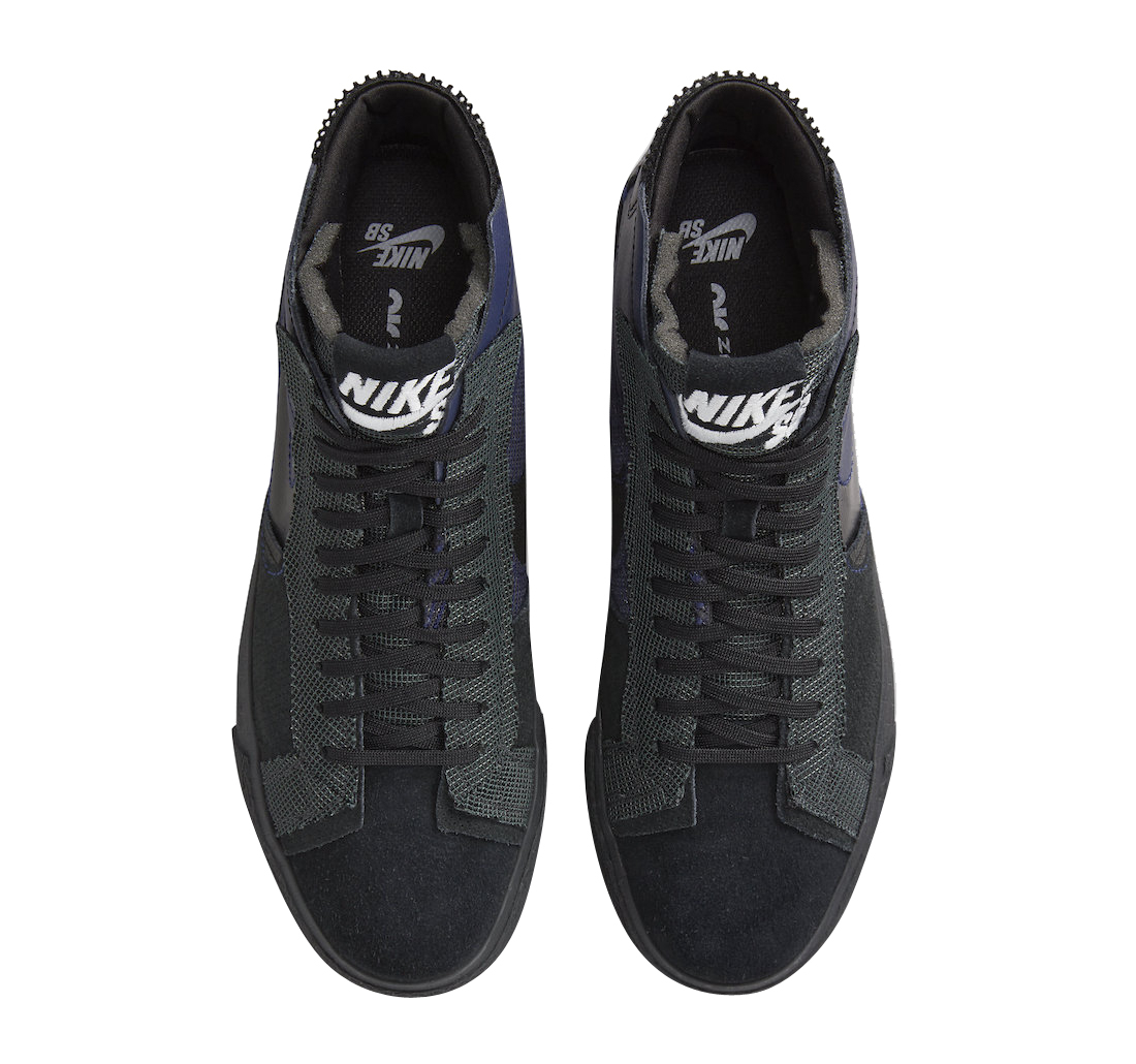 Nike SB Blazer Mid Premium Navy Black FD5113-400