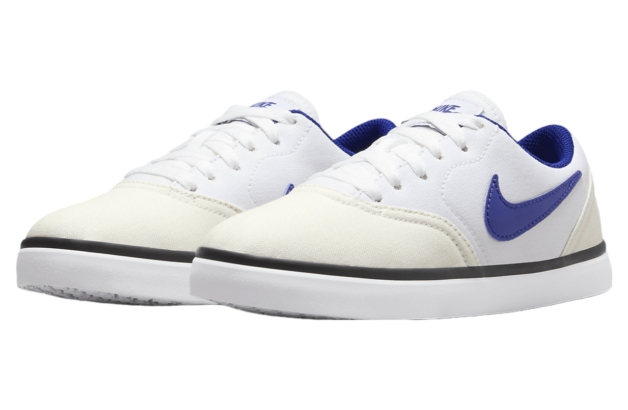 Nike SB Check Canvas GS White / Deep Royal Blue