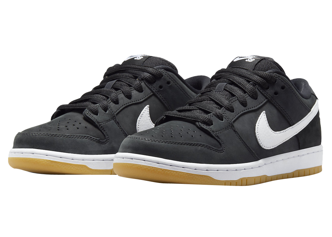 NIKE SB DUNK LOW PRO BLACK/COOL GREY-BLACK-BLACK Skate Shoes