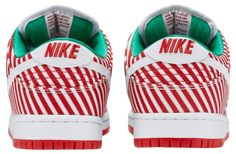 Nike SB Dunk Low Candy Cane Challenge Red / Stadium Green