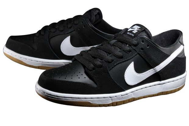 black and white nike sb