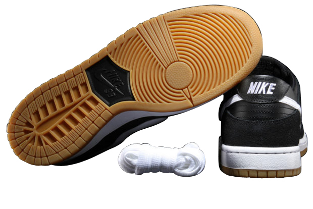 Nike SB Dunk Low Pro Black White Gum 854866-019 - KicksOnFire.com