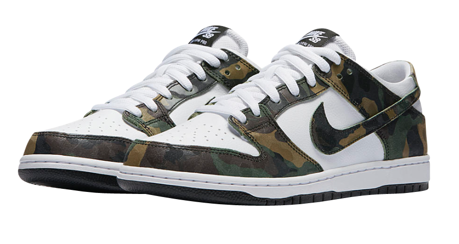 sb dunk camo low