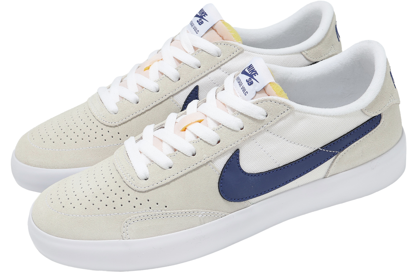 Nike SB Heritage VULC White / Deep Royal Blue